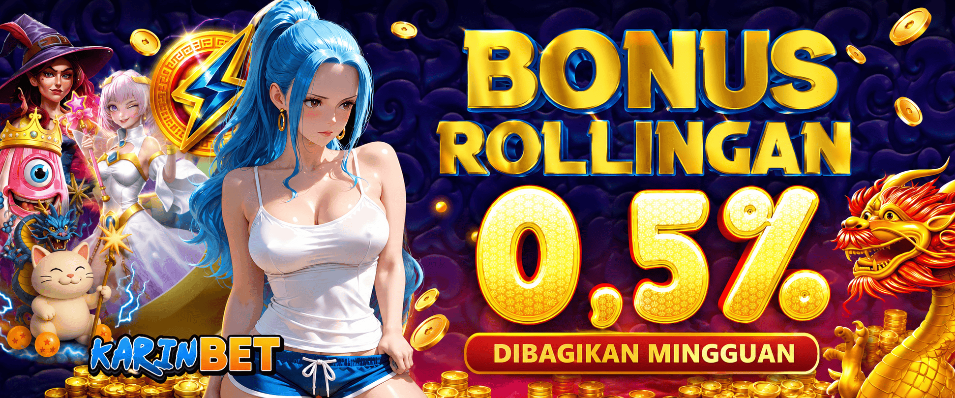 BONUS ROLLINGAN HARIAN